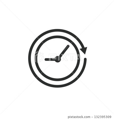 long life time or durable icon vector concept design template long life time or durable icon vector concept design template 132395309