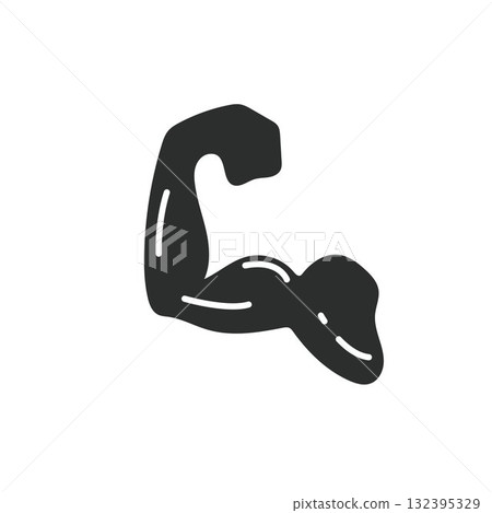 strong or health icon vector concept design template strong or health icon vector concept design template 132395329