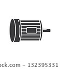 generator motor icon vector concept design template 132395331