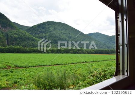 View of the JR Hokkaido Sekihoku Main Line between Engaru Station and Shirataki Station (Summer 2023) 132395652