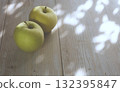 Image photo of sunlight filtering through the trees and green apples Image photo of sunlight filtering through the trees and green apples 132395847