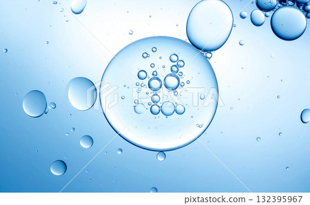 Clear water light blue background texture 132395967