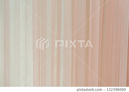 Soft Peach Fabric Texture Delicate Textile with Vertical Stripes and Subtle Gradient Effect 132396000