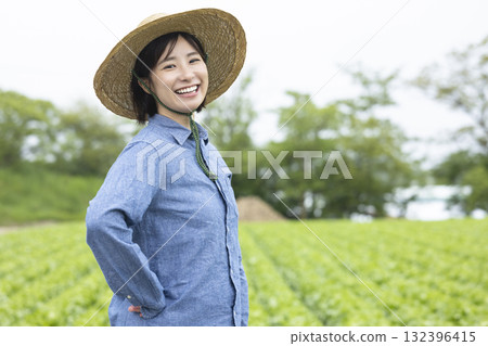 Young woman farming Young woman farming 132396415