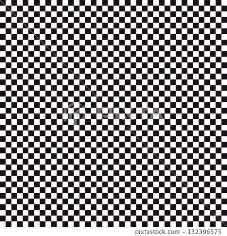Black and white chess seamless pattern. Checkerboard vector illustration. Abstract checkered background. Grid geometric square shape 132396575