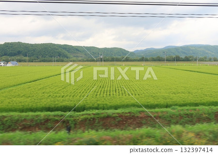 View of the JR Hokkaido Sekihoku Main Line between Nakaaibetsu Station and Ikaushi Station (Summer 2023) 132397414