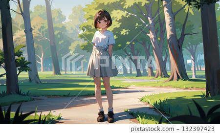 在森林裡的女孩 在森林裡的女孩 132397423