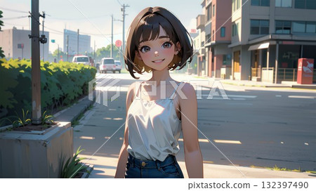 走在城市的女孩 走在城市的女孩 132397490