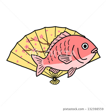 Sea Bream and Fan 132398559