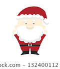 聖誕老人做萬歲動作的插圖 132400112