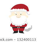 聖誕老公公拿著禮物的插圖 132400113