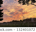 Burning sunset 132401072