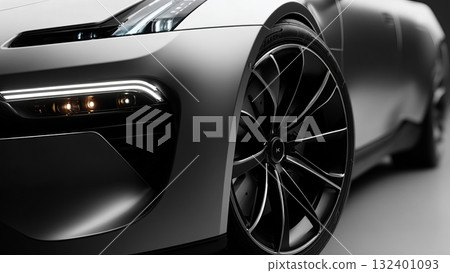 Modern sports car close-up Modern sports car close-up 132401093
