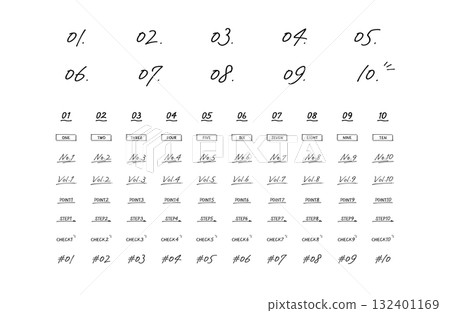 手寫數位裝飾套裝（無漆） 132401169