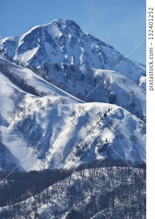 冬季從白馬村眺望鹿島槍山 冬季從白馬村眺望鹿島槍山 132401252