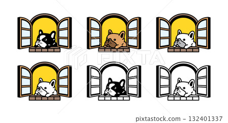 dog vector french bulldog window cartoon character icon puppy pet doodle symbol illustration isolated design dog vector french bulldog window cartoon character icon puppy pet doodle symbol illustration isolated design 132401337