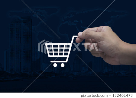 Business shopping online concept, Elements of this image furnished by NASA Business shopping online concept, Elements of this image furnished by NASA 132401473
