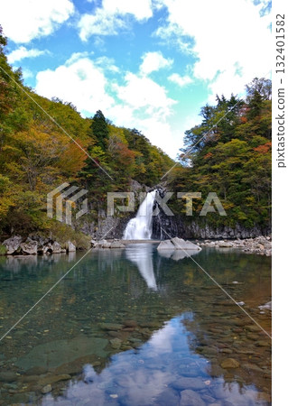 Scenery of Houtai Falls in Yurihonjo City, Akita Prefecture 132401582