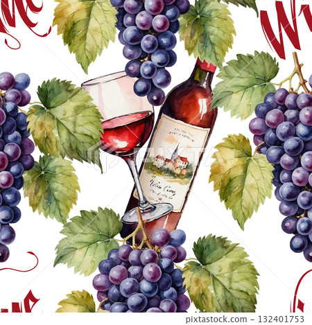 peach fruit pattern on white background 132401753