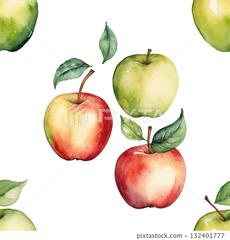 peach fruit pattern on white background peach fruit pattern on white background 132401777
