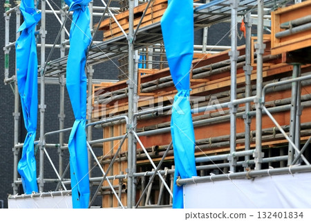 模板安裝（建築框架施工） 132401834