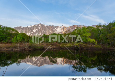 250515 Akiyamago Tenchi Pond and Mount Torikabu 250515 Akiyamago Tenchi Pond and Mount Torikabu 132401861