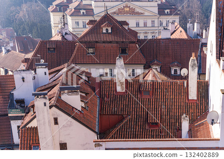 Decoration of the building in Old Prague 132402889