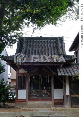 Haiden of a small shrine Haiden of a small shrine 132402913