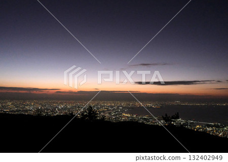 兵庫縣神戶市_六甲花園露台2（日出前）_2025年1月 132402949