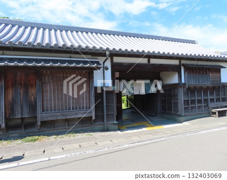Tokushima Prefectural Awa Jurobei House, the site of the house of Bunraku puppet theater Bando Jurobei in Kawauchi-cho, Tokushima City, Tokushima Prefecture, 88 Views of Tokushima 132403069