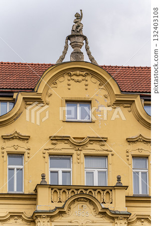 Decooration of the building in Old Prague 132403108