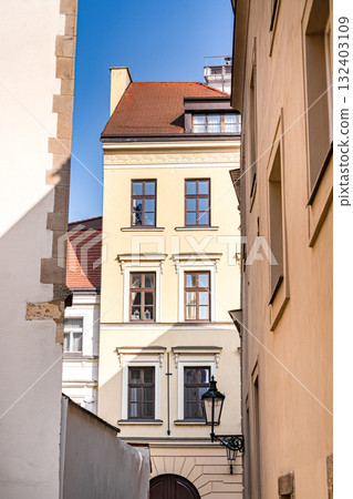 Narrow streets of Old Prague 132403109