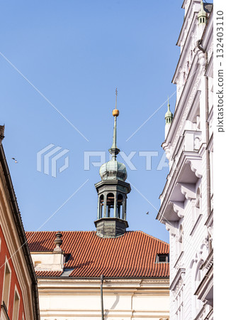 Narrow streets of Old Prague 132403110