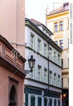 Decooration of the building in Old Prague 132403113