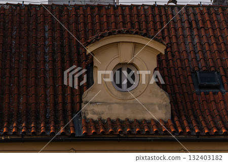 Decooration of the building in Old Prague 132403182