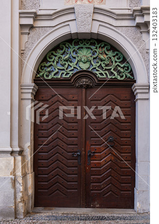 Decooration of the building in Old Prague Decooration of the building in Old Prague 132403183