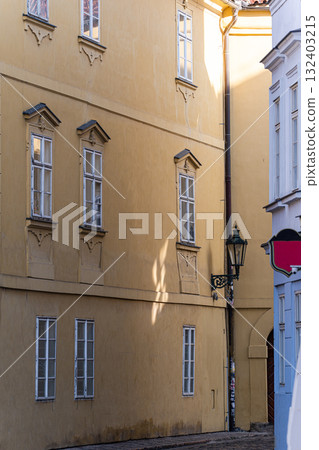Narrow street of Old Prague Narrow street of Old Prague 132403215
