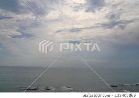Horikiri Pass, coast, sea, cloudy sky Horikiri Pass, coast, sea, cloudy sky 132403869