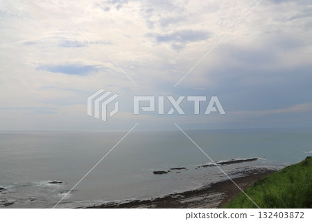 Horikiri Pass, coast, sea, cloudy sky Horikiri Pass, coast, sea, cloudy sky 132403872