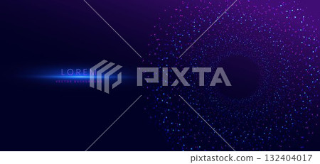 Abstract dot digital technology science on blue and pink background. Futuristic data network concept. Abstract dot digital technology science on blue and pink background. Futuristic data network concept. 132404017