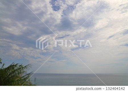 堀切嶺,海岸,大海,多雲的天空 堀切嶺,海岸,大海,多雲的天空 132404142