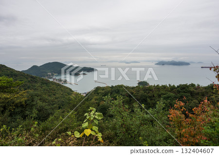 A beautiful sea view of Tomonoura in Fukuyama city, Hiroshima prefecture, Japan A beautiful sea view of Tomonoura in Fukuyama city, Hiroshima prefecture, Japan 132404607