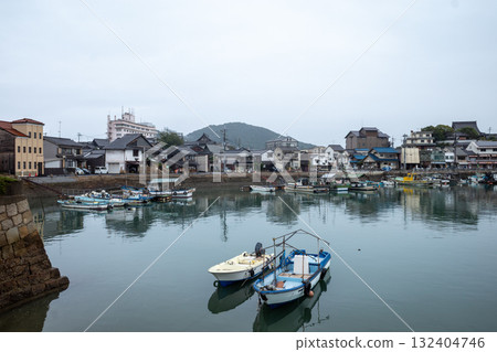 A beautiful sea view of Tomonoura in Fukuyama city, Hiroshima prefecture, Japan A beautiful sea view of Tomonoura in Fukuyama city, Hiroshima prefecture, Japan 132404746