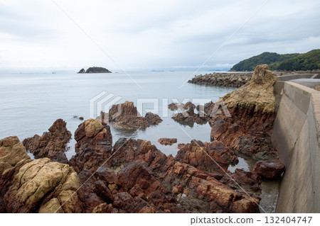 日本廣島縣福山市鞆之浦的美麗海景 132404747