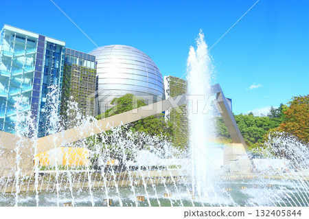 Nagoya City Science Museum and fountain, Nagoya, Aichi Prefecture Nagoya City Science Museum and fountain, Nagoya, Aichi Prefecture 132405844