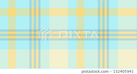 A seamless tartan plaid pattern in soft light blue and yellow hues. Perfect for textile design, fashion, home decor, and creative projects with a calm and vibrant aesthetic. A seamless tartan plaid pattern in soft light blue and yellow hues. Perfect for textile design, fashion, home decor, and creative projects with a calm and vibrant aesthetic. 132405941