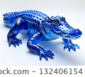 藍玻璃鱷魚 132406154
