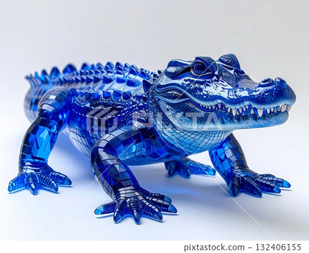 藍玻璃鱷魚 132406155