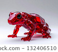 紅色透明蜥蜴 132406510