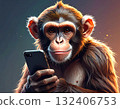 猴子與智慧型手機 132406753